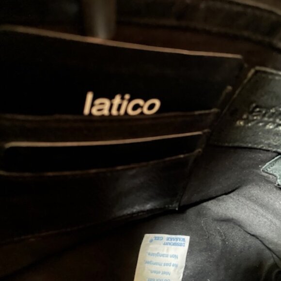 Latico Leathers Black Jagger Studded Crossbody Tote Brand NEW - Picture 3 of 9